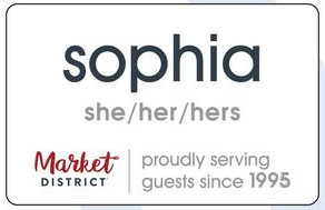 Market District Corporate Team Member Badge